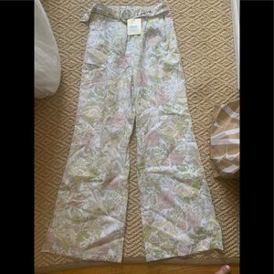 Charlie holiday wide leg floral pants